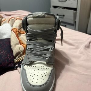 Dior Air Gray and White Sneakers